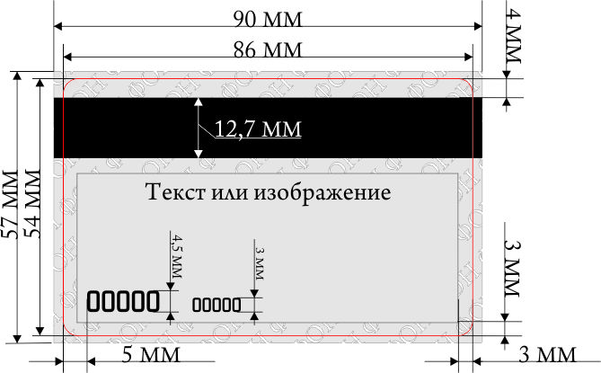Высота карта лояльности